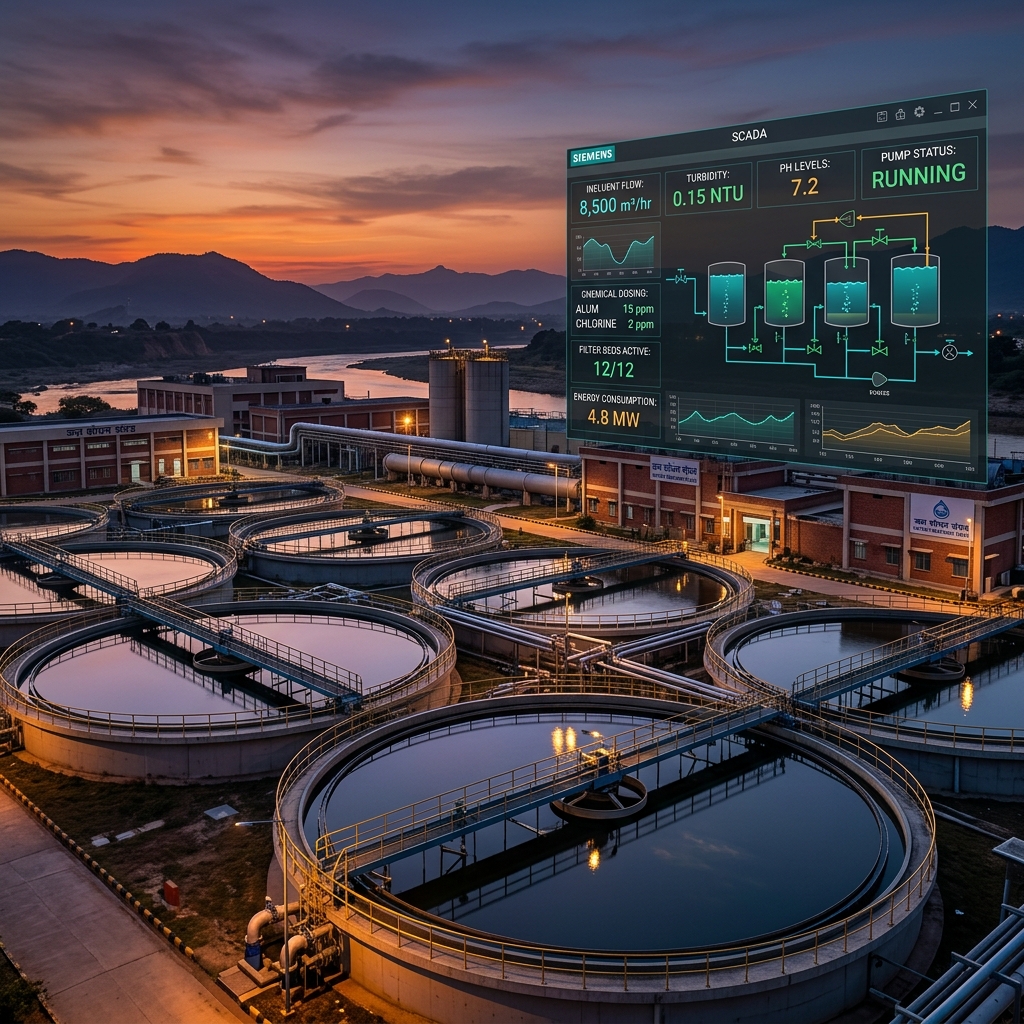WTP & STP Automation Systems SCADA Overlay